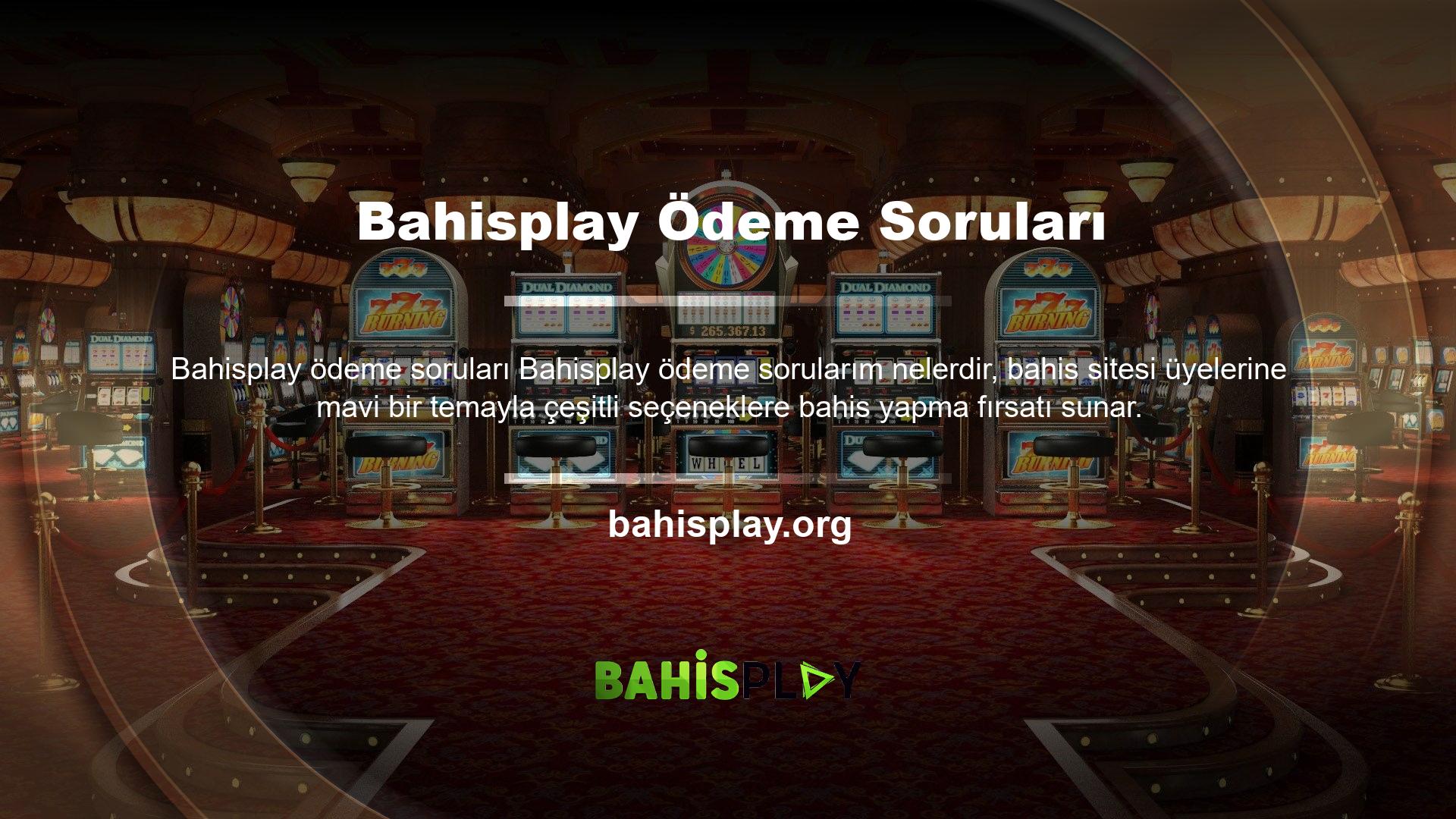 Bahisleri farklı şekillerde yerleştirebilirsiniz